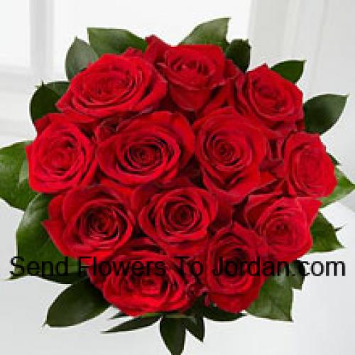 12 Rose Rosse Eleganti